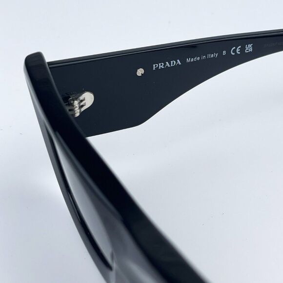 NEW Prada PR13ZS 1AB5S0 Black Dark Grey Cat Eye Unisex Sunglasses - Picture 12 of 13